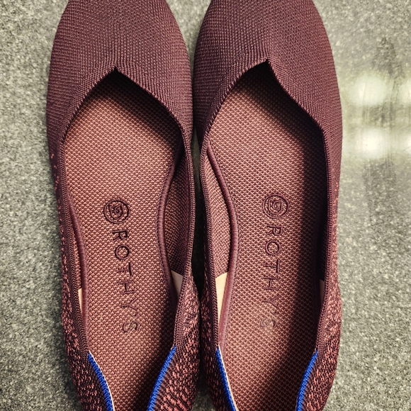 Rothy's Women's Burgundy Flats - Picture 2 of 6
